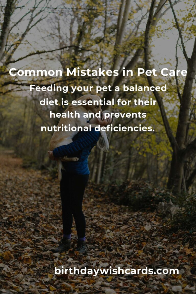 Avoiding Common Mistakes in Strategic Pet Care: A Comprehensive Guide