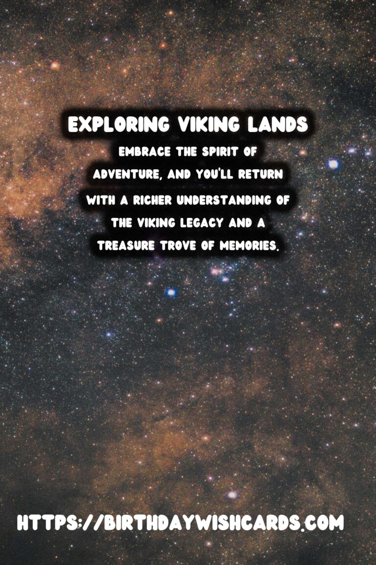 Backpacking Through Viking Lands: A Cultural Guide