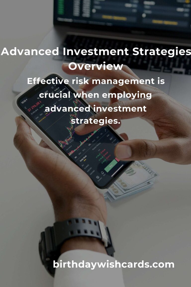 Beginner’s Guide to Advanced Investment Strategies