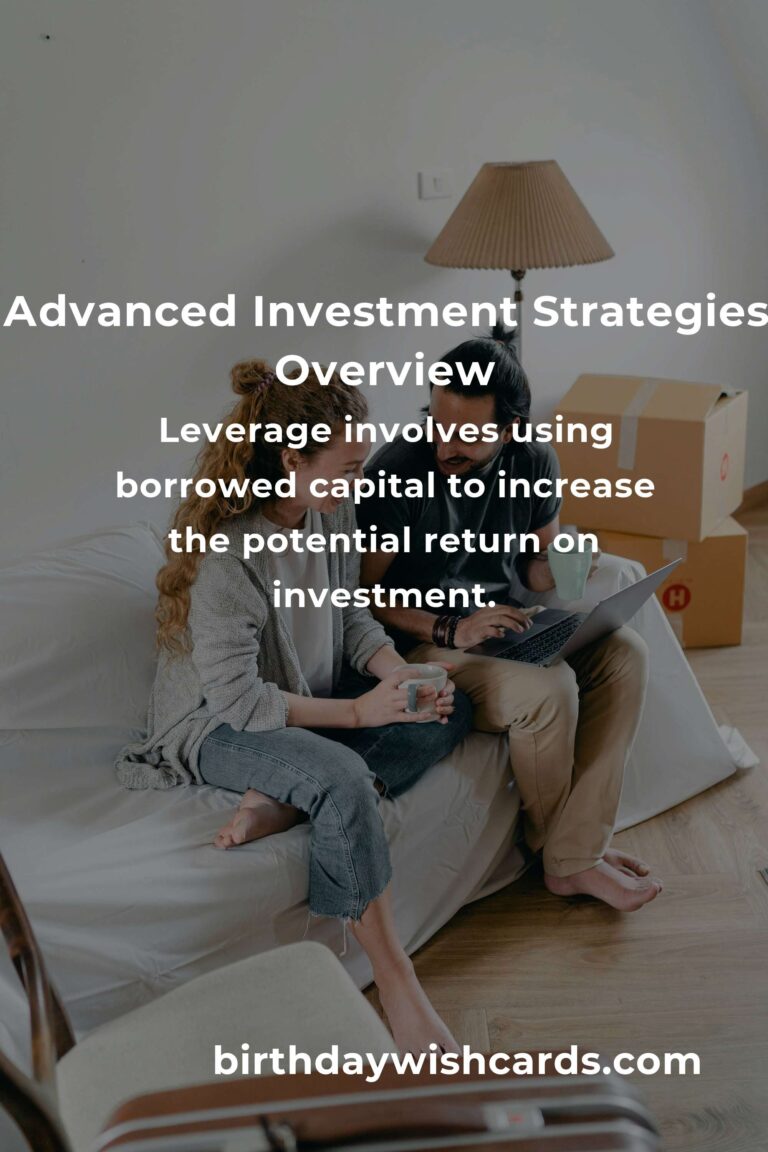 Beginner's Guide to Advanced Investment Strategies