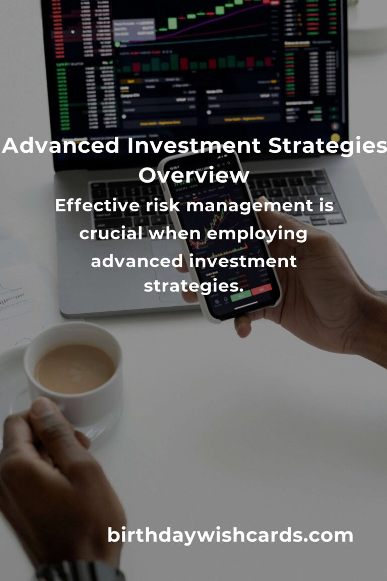 Beginner's Guide to Advanced Investment Strategies