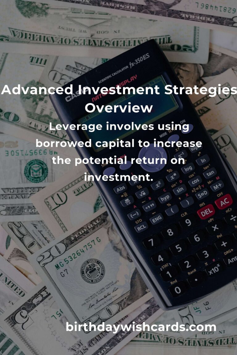 Beginner's Guide to Advanced Investment Strategies
