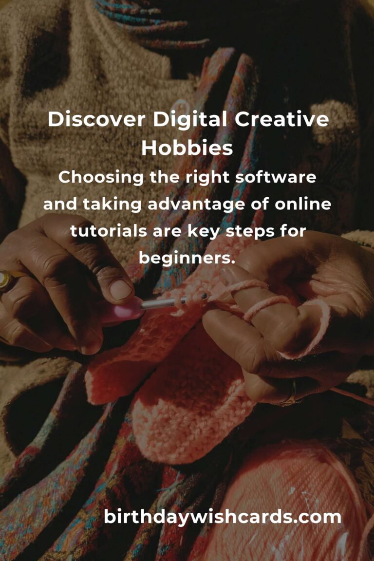 Beginner's Guide to Digital Creative Hobbies: Unleash Your Inner Artist