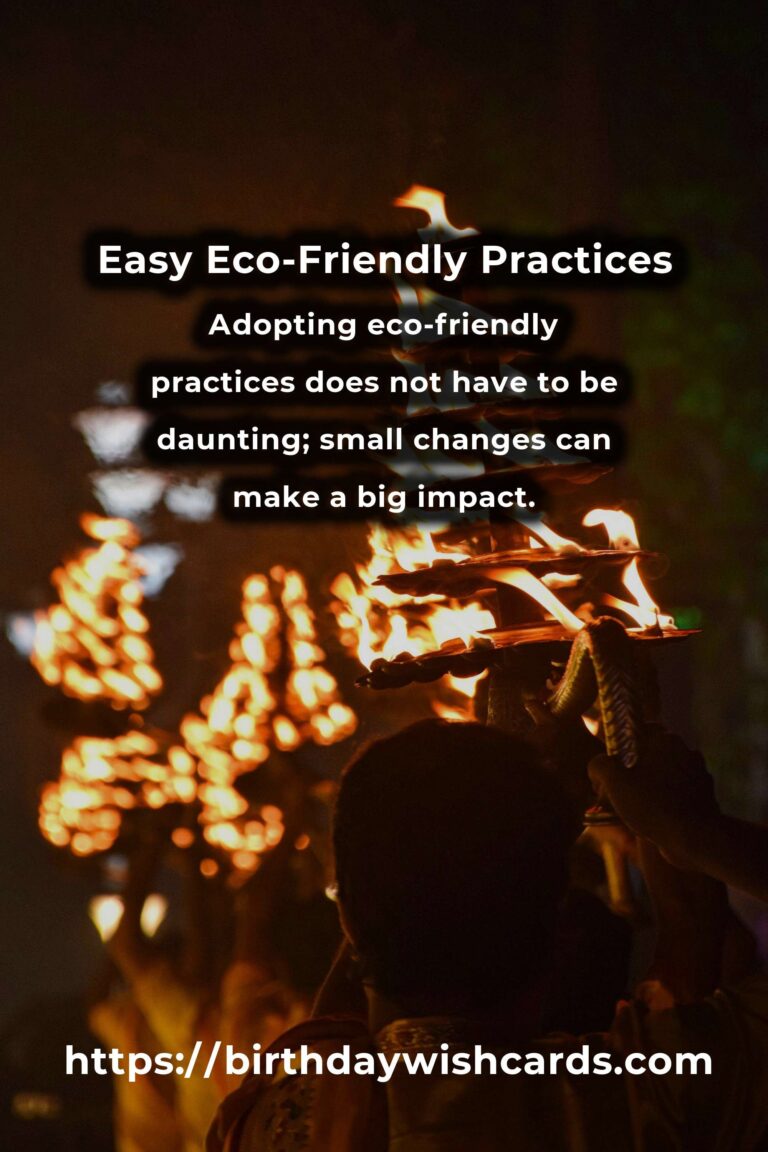 Beginner's Guide to Easy Eco-Friendly Practices
