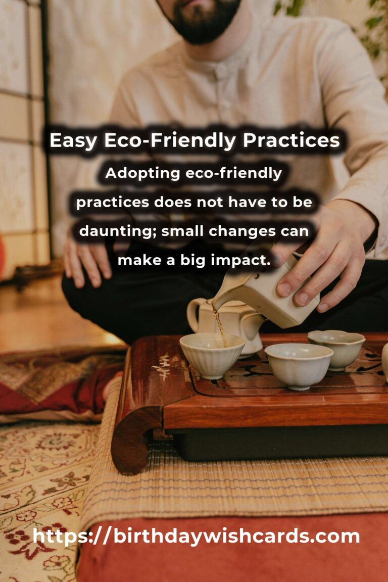 Beginner's Guide to Easy Eco-Friendly Practices