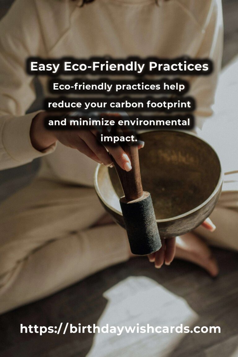 Beginner's Guide to Easy Eco-Friendly Practices