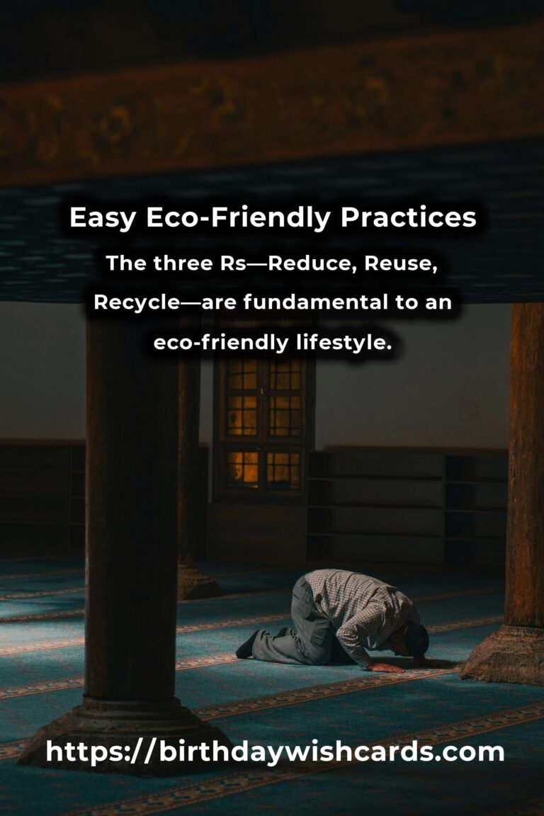 Beginner's Guide to Easy Eco-Friendly Practices