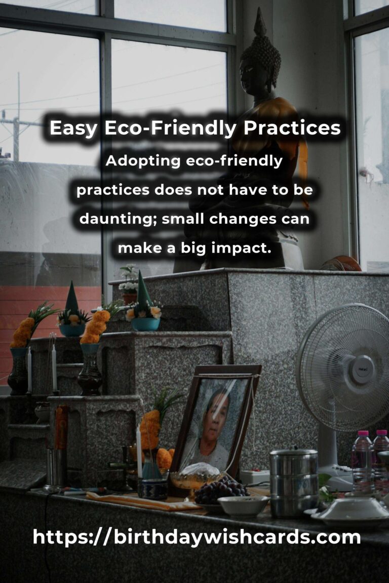 Beginner's Guide to Easy Eco-Friendly Practices