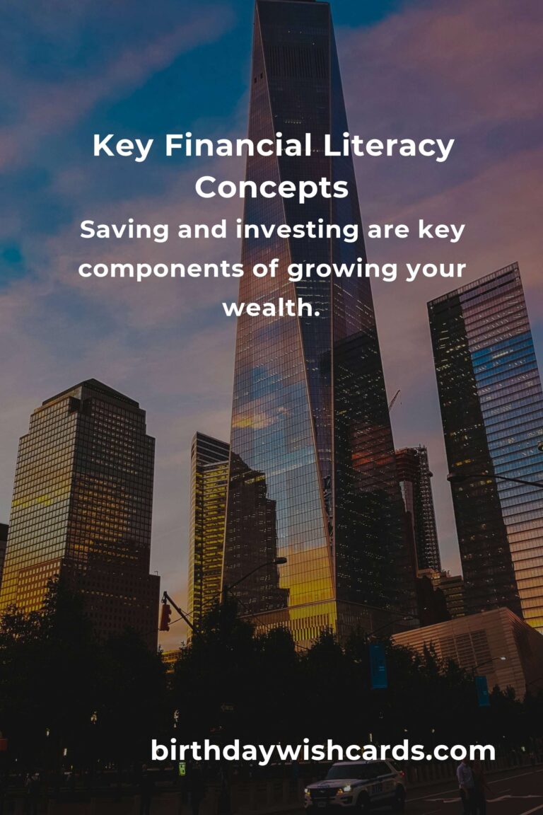Beginner's Guide to Essential Financial Literacy Concepts