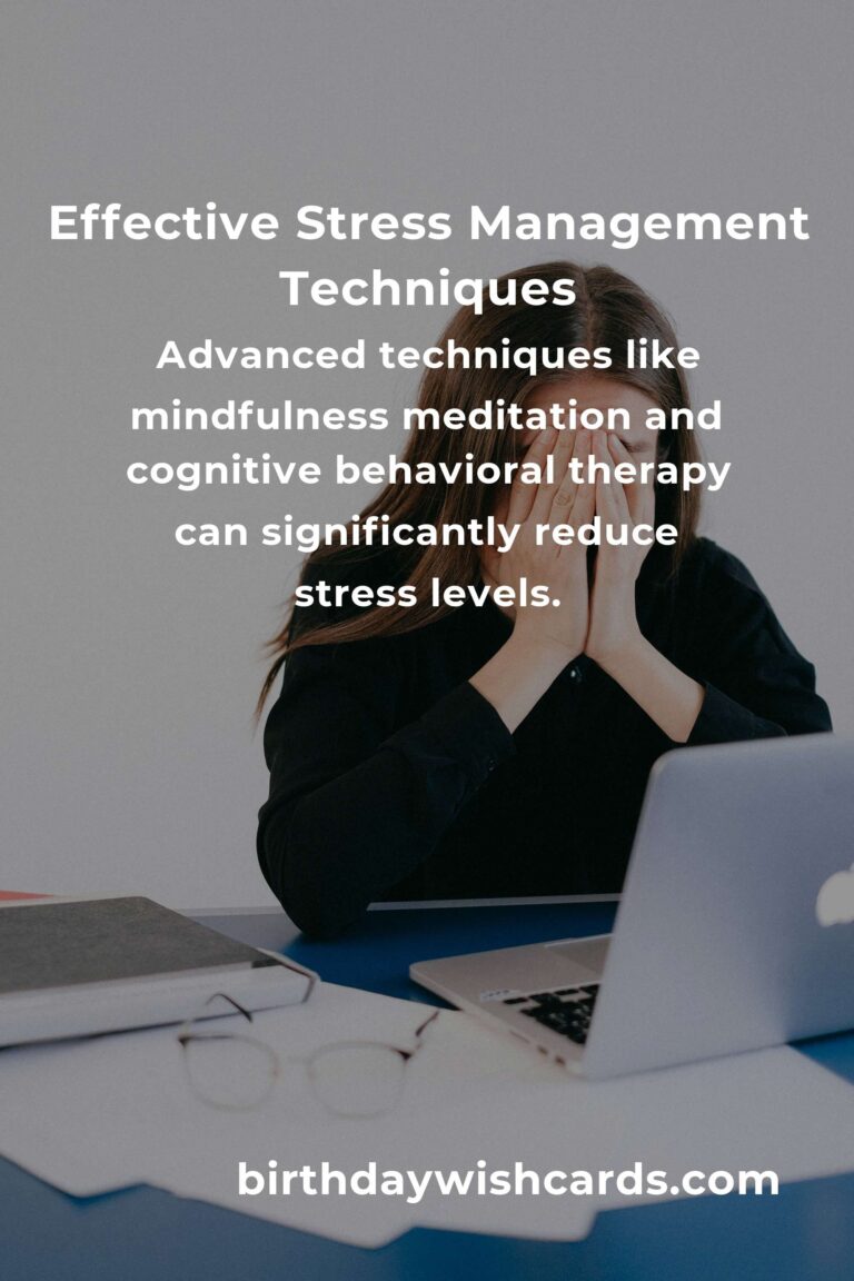 Beginner's Guide to Mastering Advanced Stress Management Techniques