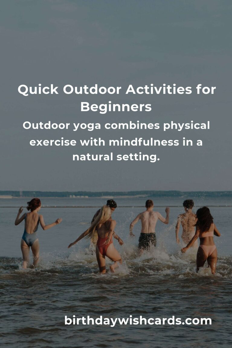 Beginner's Guide to Quick Outdoor Activities: Embrace Nature Effortlessly