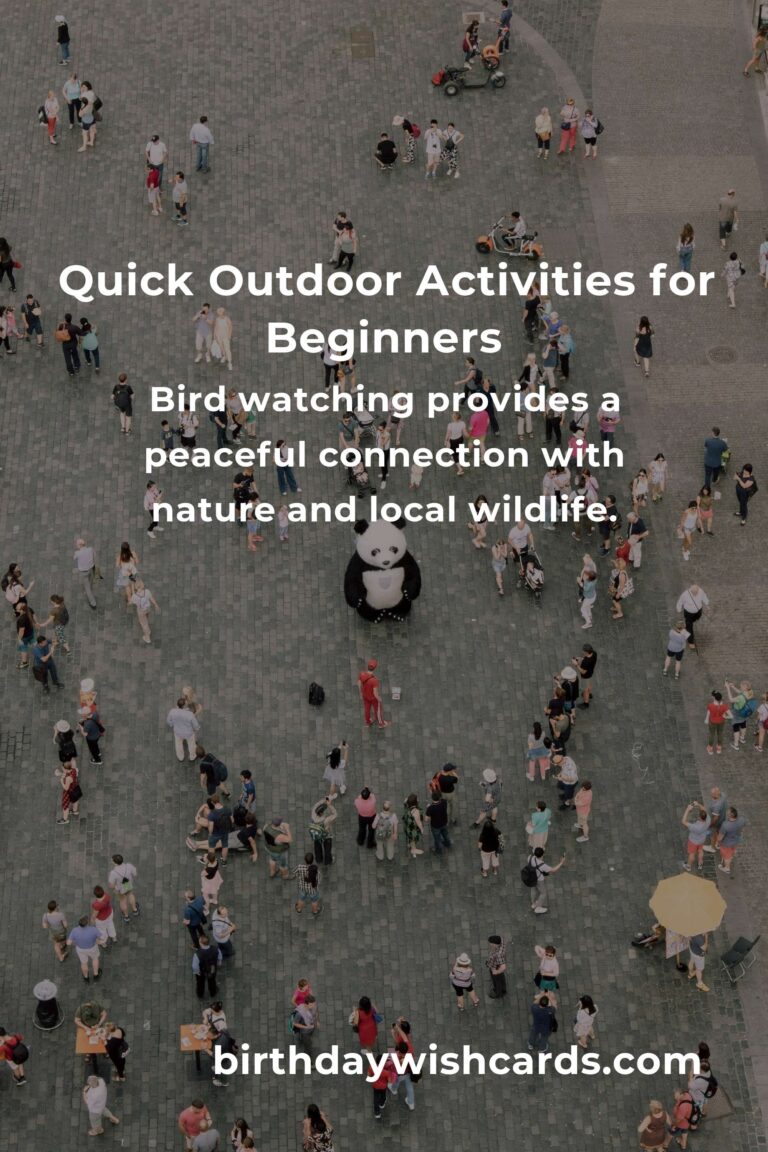 Beginner's Guide to Quick Outdoor Activities: Embrace Nature Effortlessly