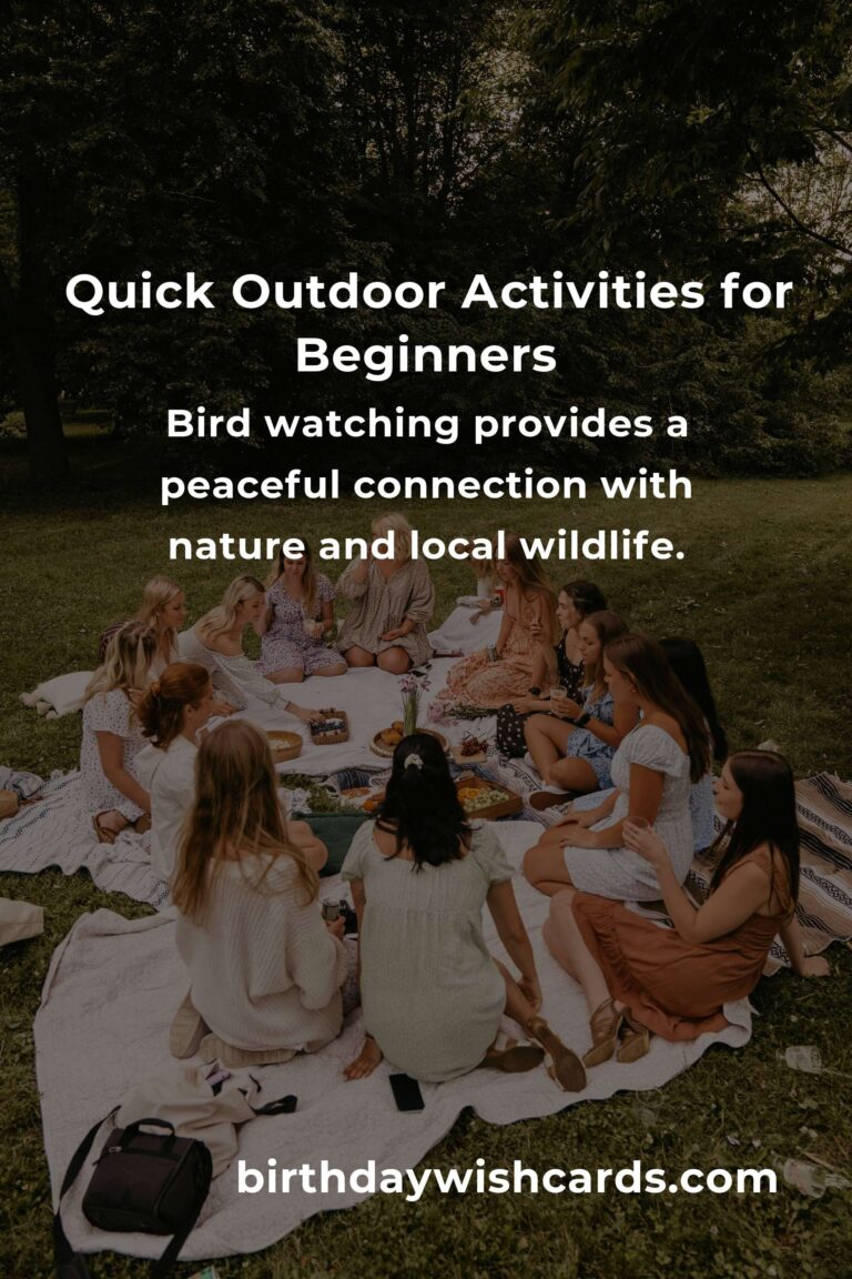 Beginner's Guide to Quick Outdoor Activities: Embrace Nature Effortlessly