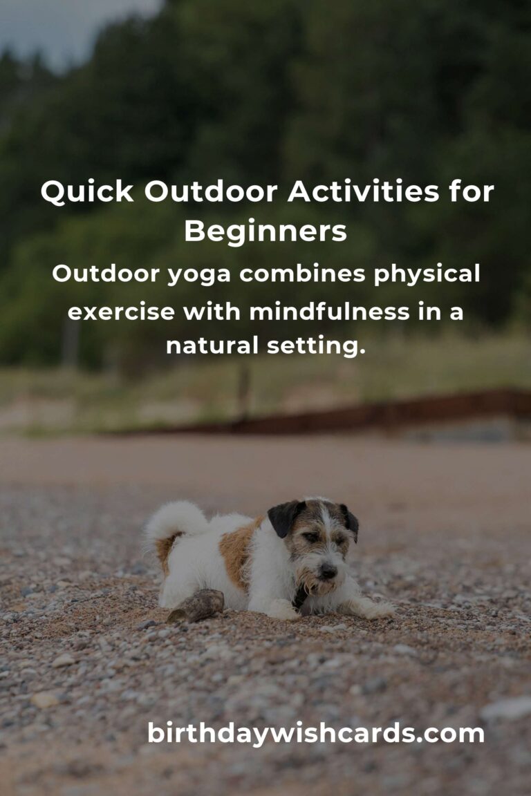 Beginner's Guide to Quick Outdoor Activities: Embrace Nature Effortlessly