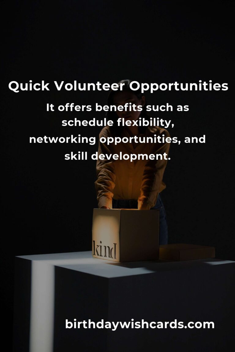 Beginner's Guide to Quick Volunteering: Make a Difference Fast