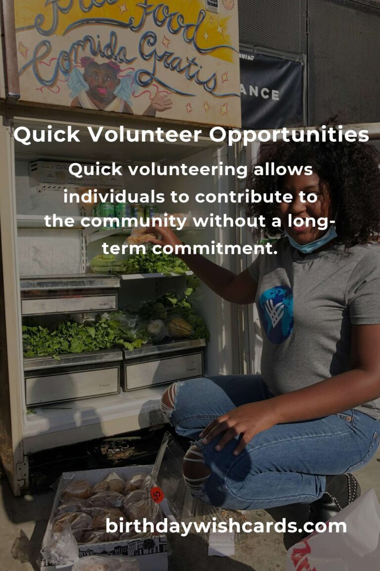 Beginner's Guide to Quick Volunteering: Make a Difference Fast