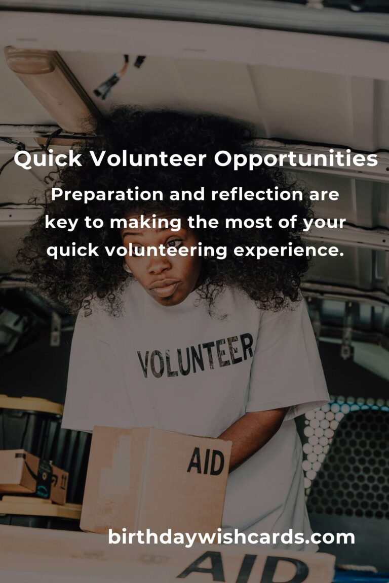 Beginner's Guide to Quick Volunteering: Make a Difference Fast