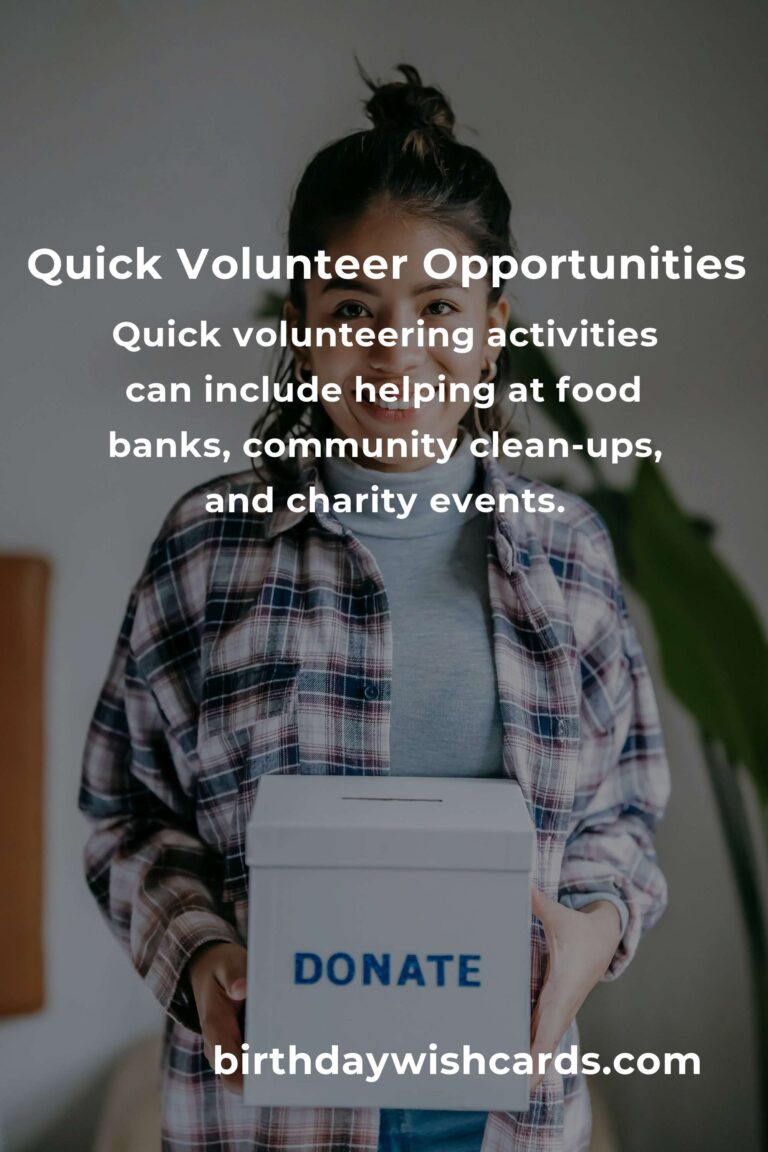 Beginner's Guide to Quick Volunteering: Make a Difference Fast