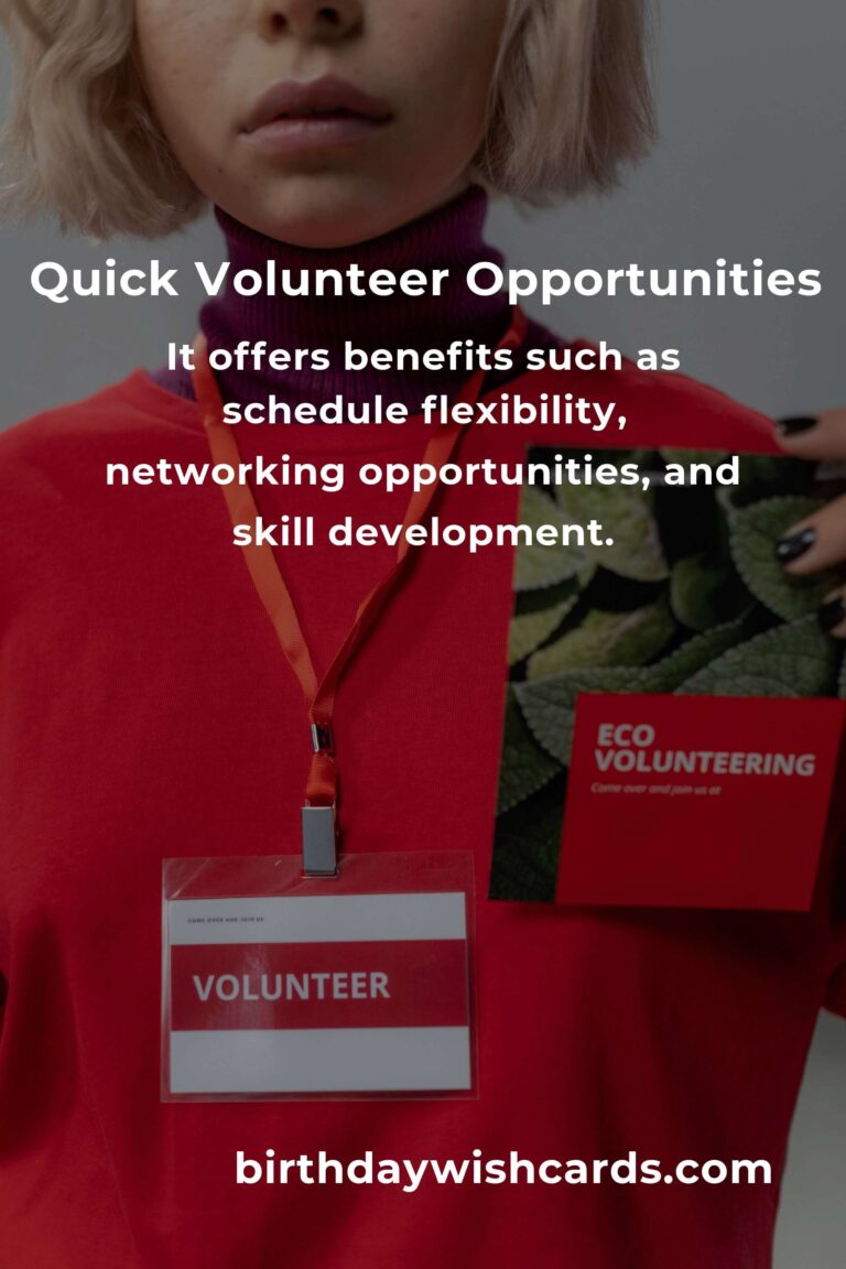 Beginner's Guide to Quick Volunteering: Make a Difference Fast