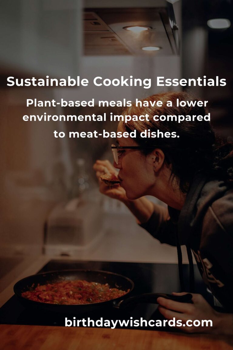 Beginner's Guide to Sustainable Cooking Basics