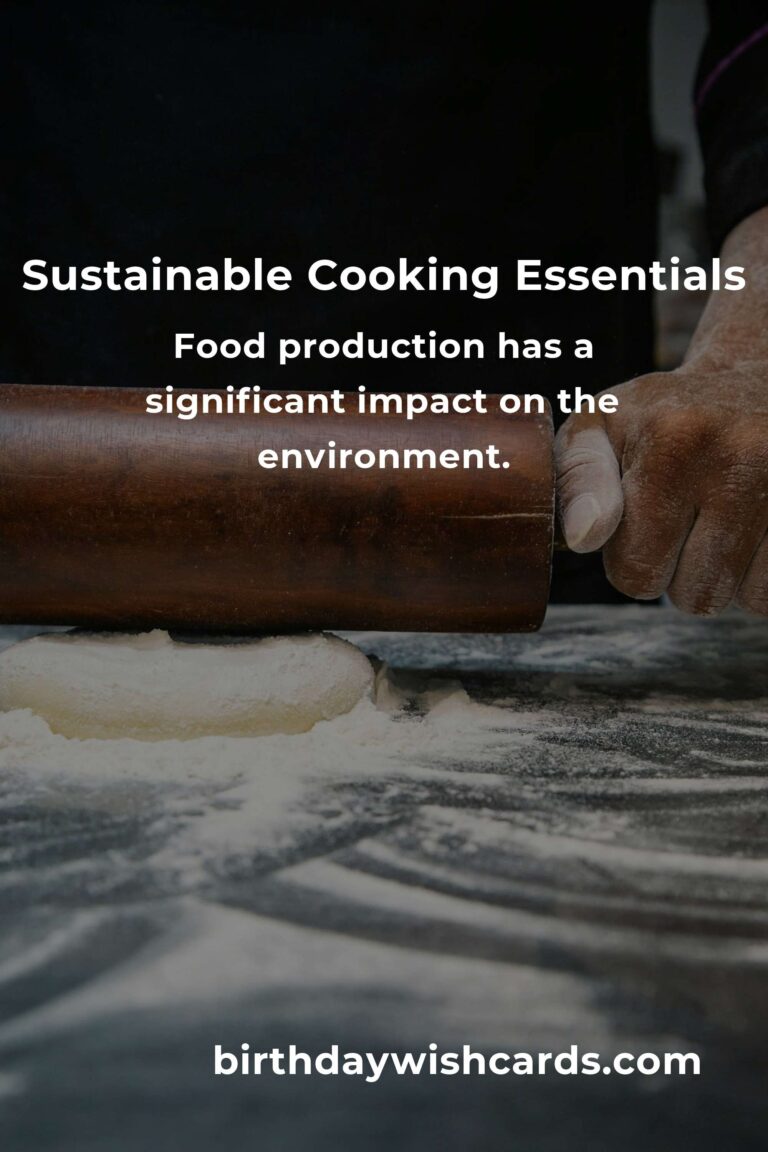 Beginner's Guide to Sustainable Cooking Basics