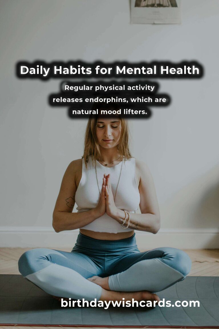 Boost Mental Health with These Daily Habits
