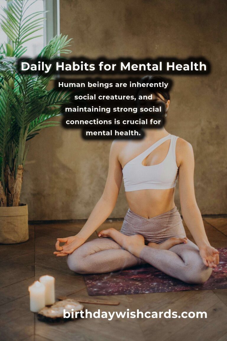 Boost Mental Health with These Daily Habits
