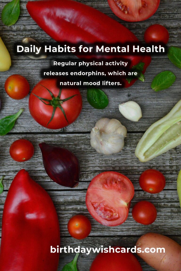 Boost Mental Health with These Daily Habits