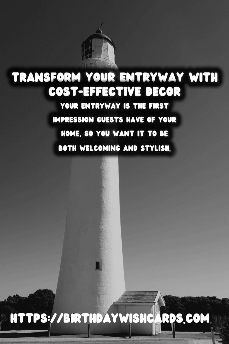 Budget-Friendly Entryway Decor Ideas: Transform Your Space Without Breaking the Bank