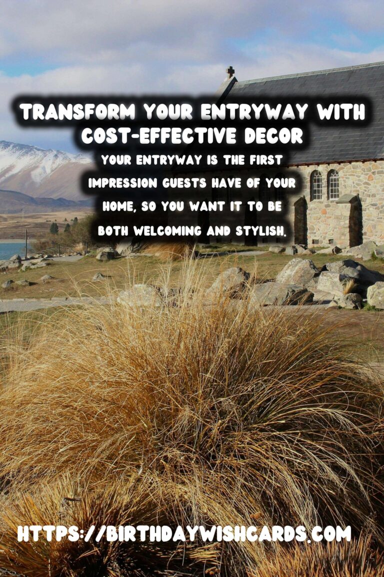 Budget-Friendly Entryway Decor Ideas: Transform Your Space Without Breaking the Bank