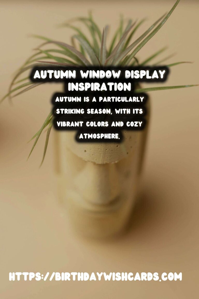 Captivating Autumn Window Displays: Embrace the Beauty of Fall Foliage
