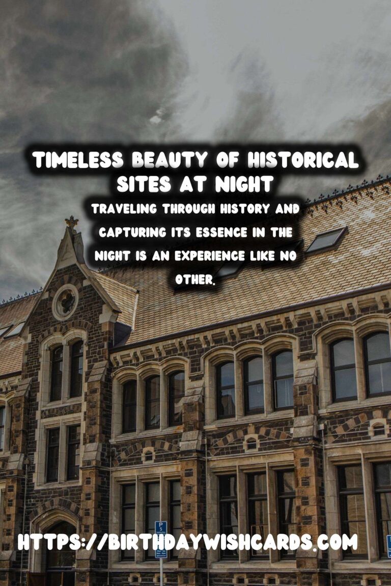 Capture Timeless Beauty: Travel Photography Workshops for Historical Night Photography