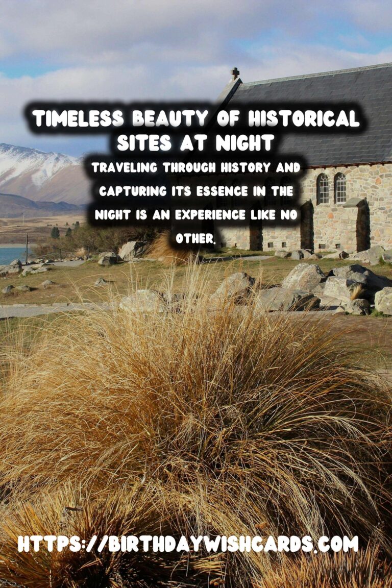 Capture Timeless Beauty: Travel Photography Workshops for Historical Night Photography