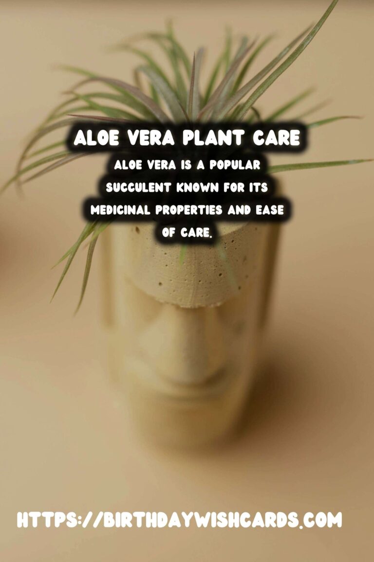 Caring for Aloe Vera: Managing Pests and Diseases for Healthy Growth