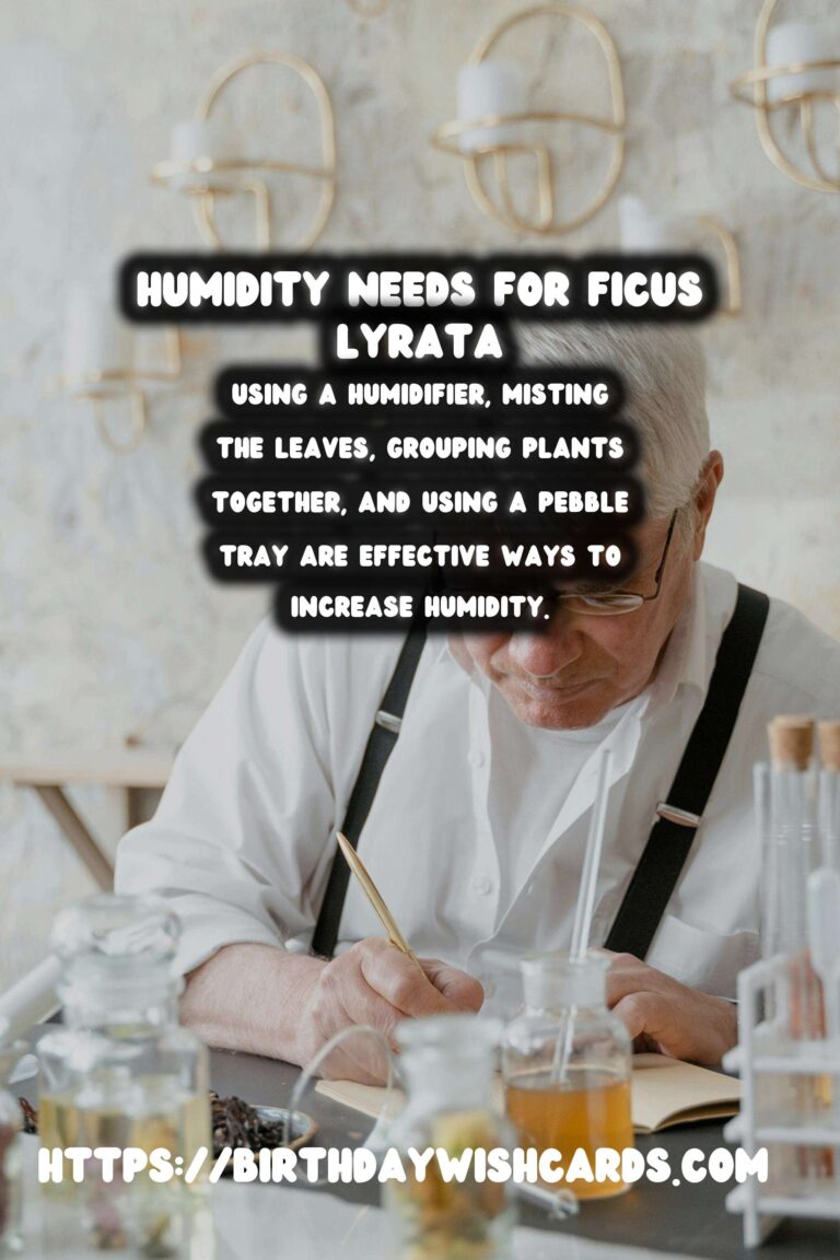 Caring for Ficus Lyrata: Understanding Humidity Needs for Optimal Growth