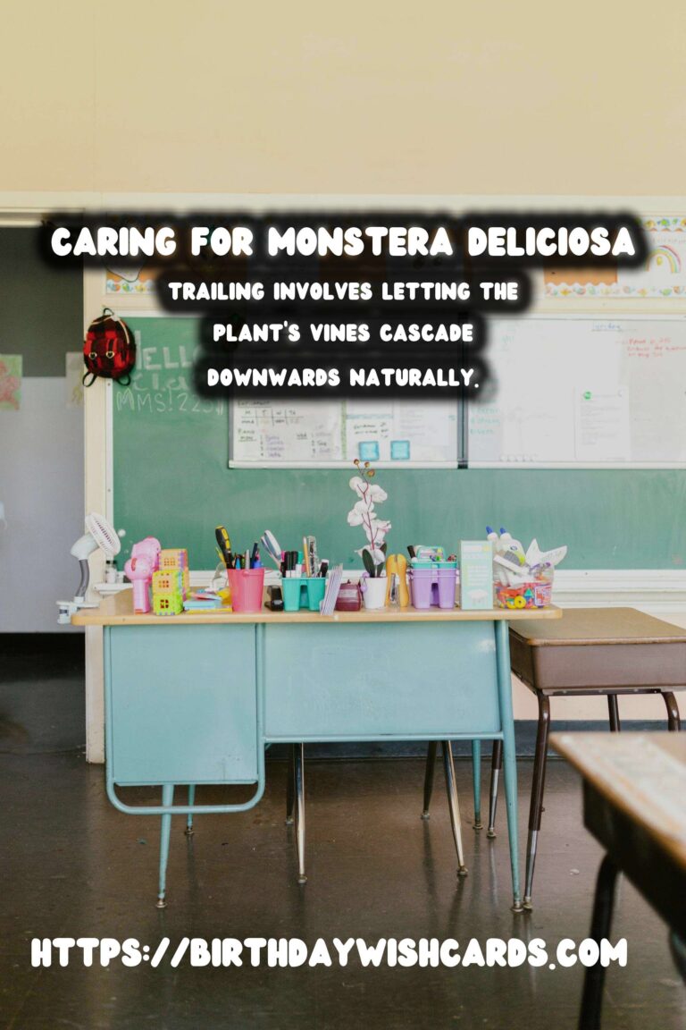 Caring for Monstera Deliciosa: Trailing vs. Staking