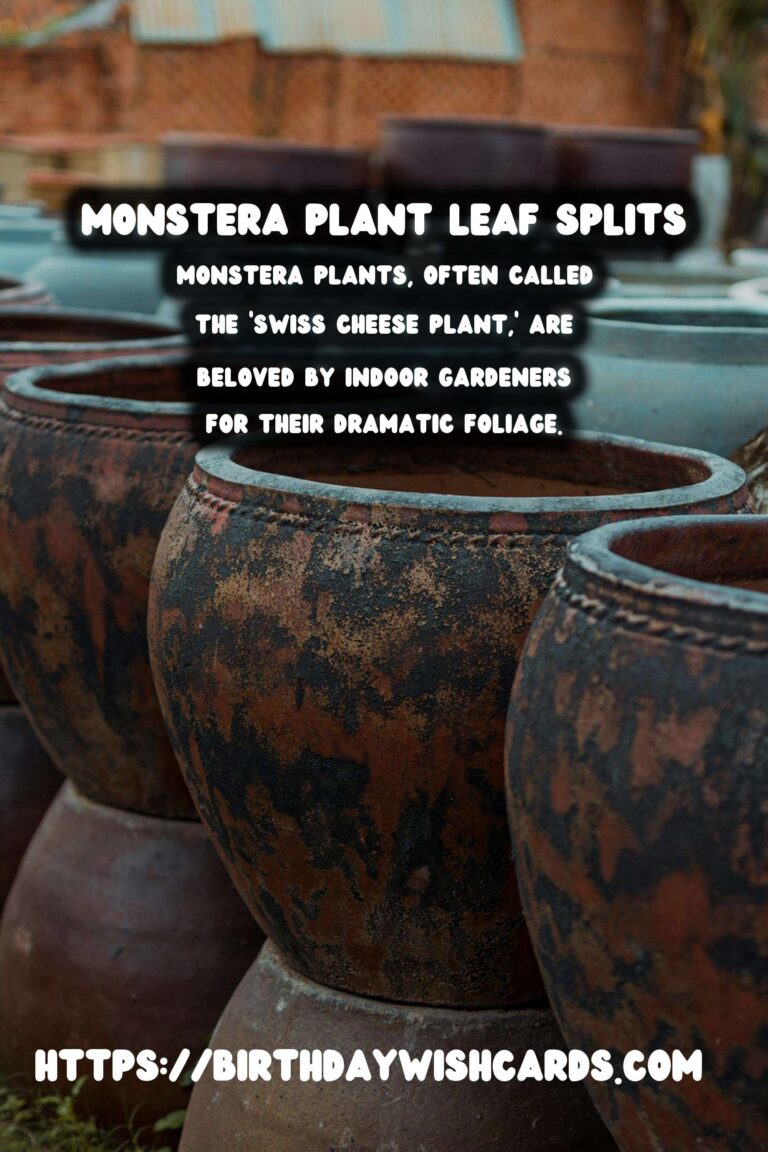 Caring for Monstera Plants: Understanding Splits
