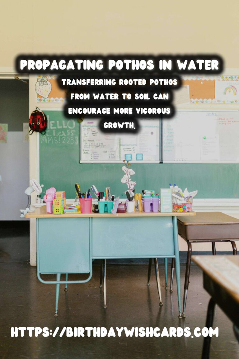 Caring for Pothos Plants: Propagation in Water for Lush Growth