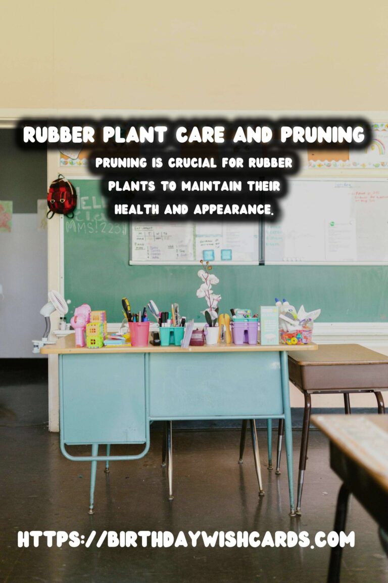 Caring for Rubber Plants: Pruning for Bushiness