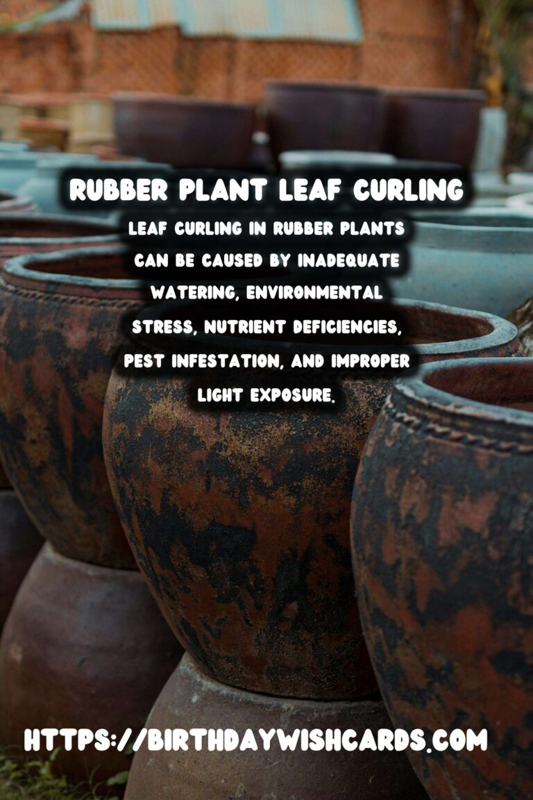 Caring for Rubber Plants: Understanding Leaf Curling Reasons