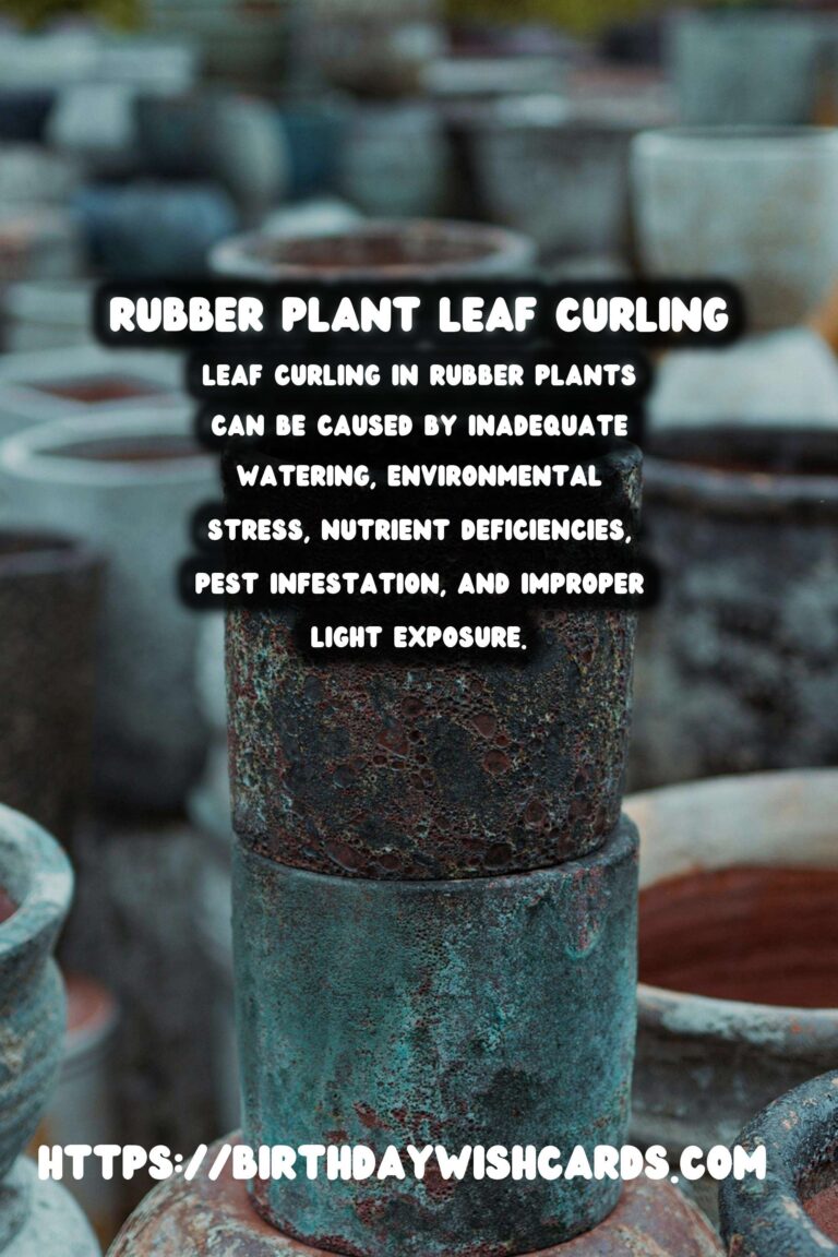 Caring for Rubber Plants: Understanding Leaf Curling Reasons