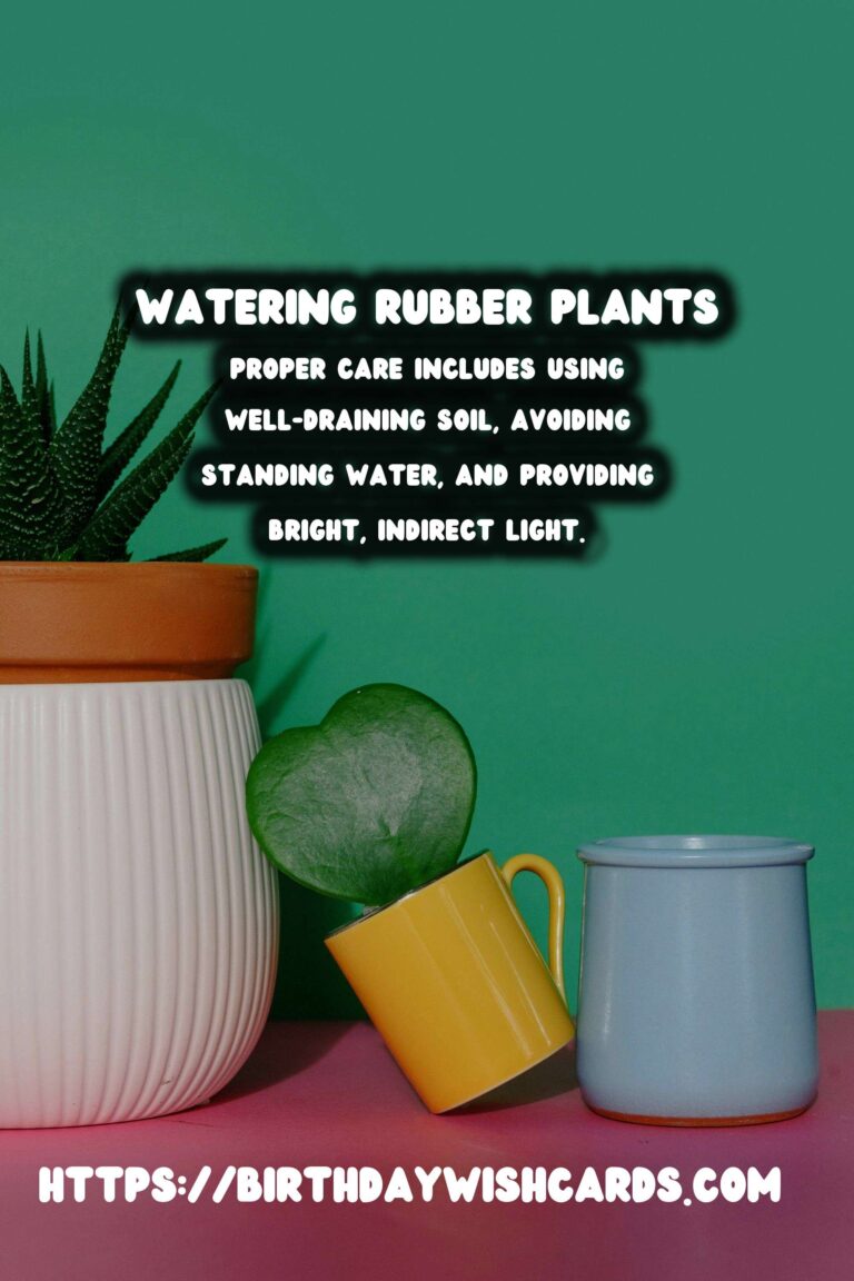Caring for Rubber Plants: Watering Frequency and Best Practices