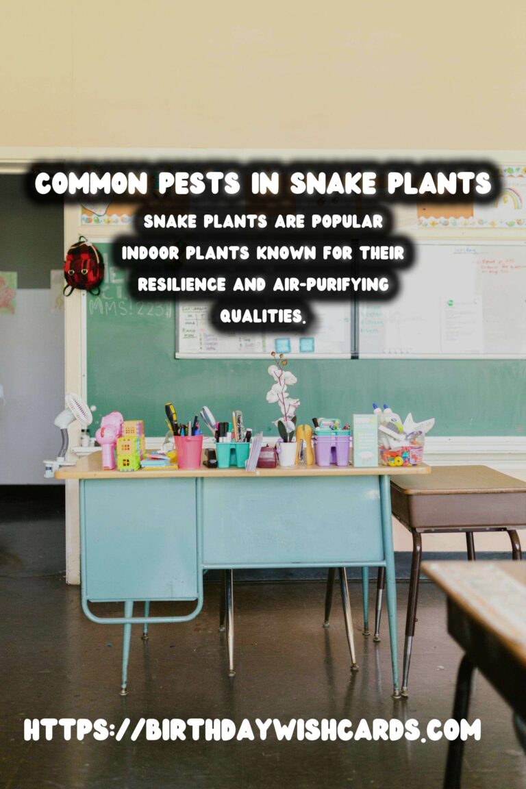 Caring for Snake Plants: Essential Pests to Watch For