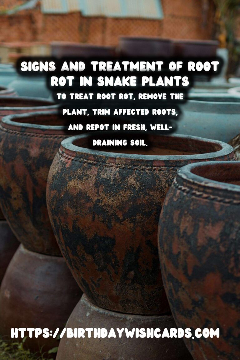 Caring for Snake Plants: Identifying and Treating Root Rot