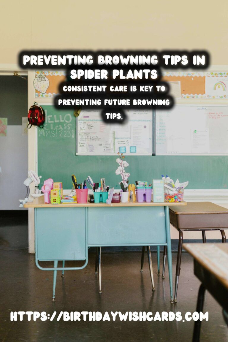 Caring for Spider Plants: How to Prevent and Treat Browning Tips