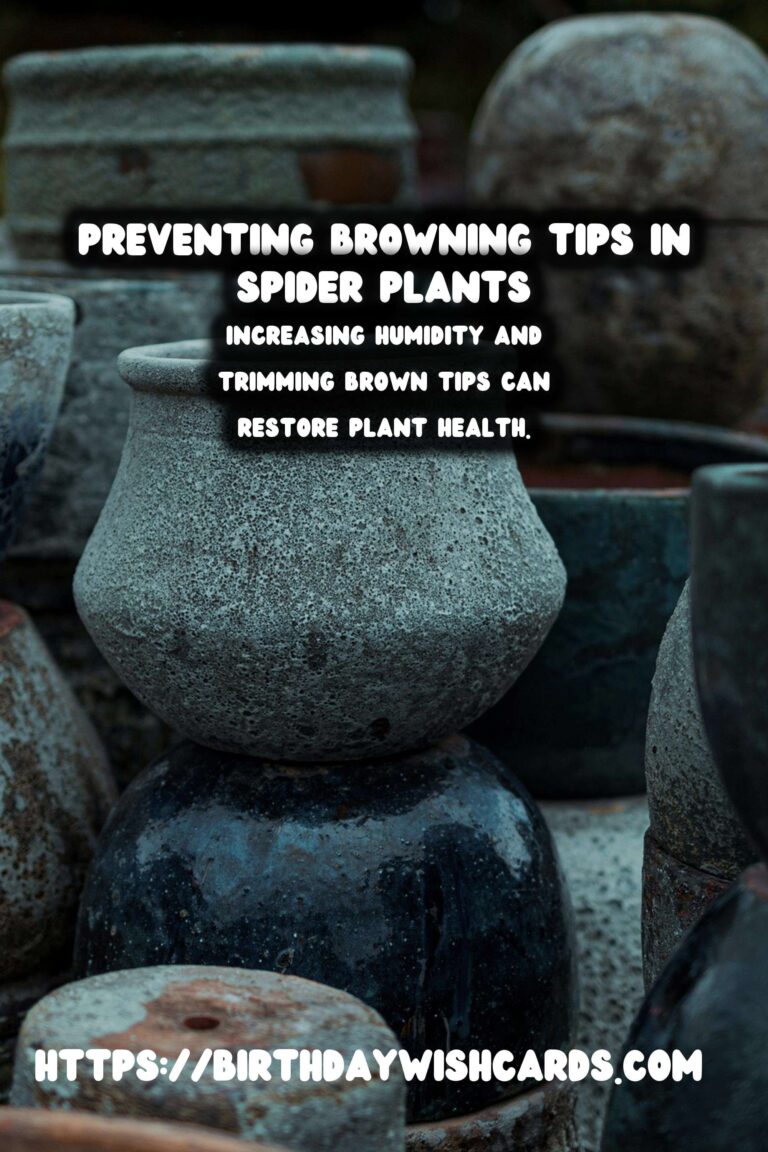 Caring for Spider Plants: How to Prevent and Treat Browning Tips