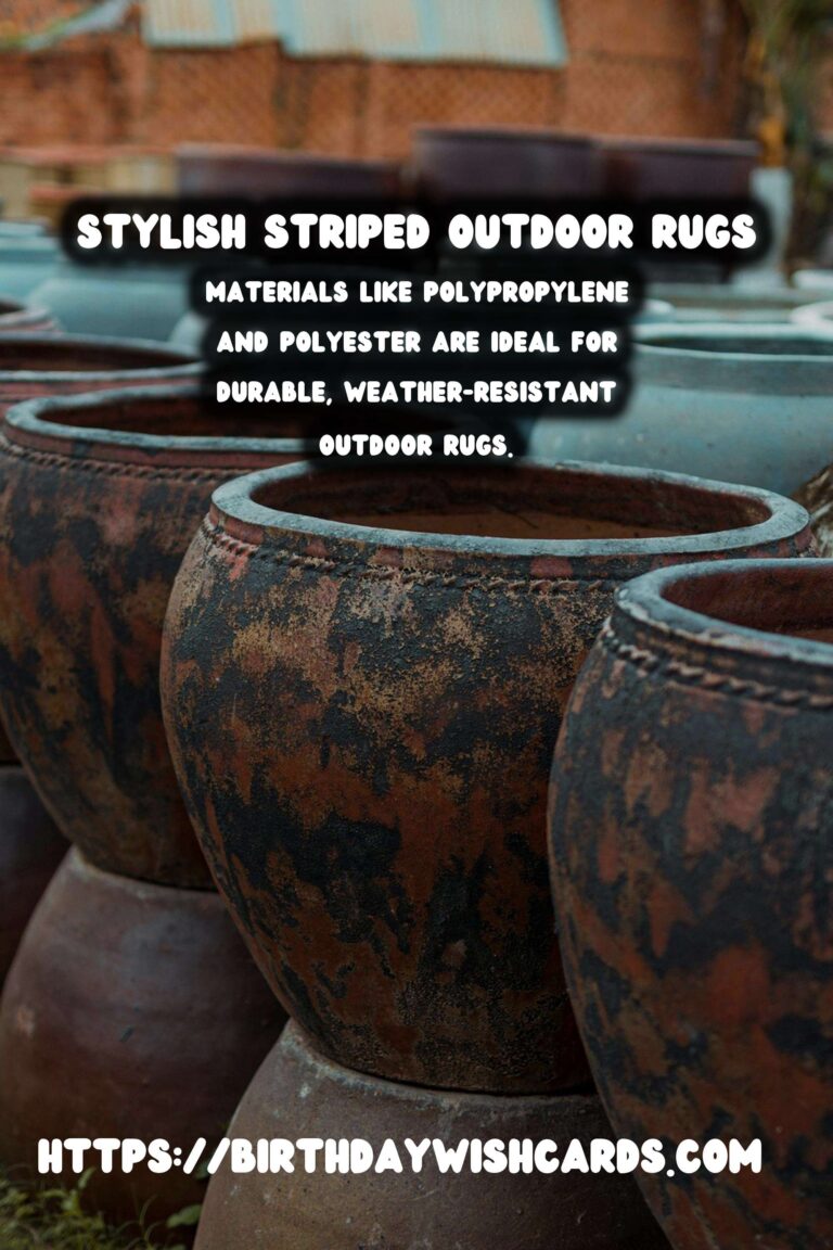 Choosing the Perfect Summer Outdoor Rug: Striped Designs for Your Patio