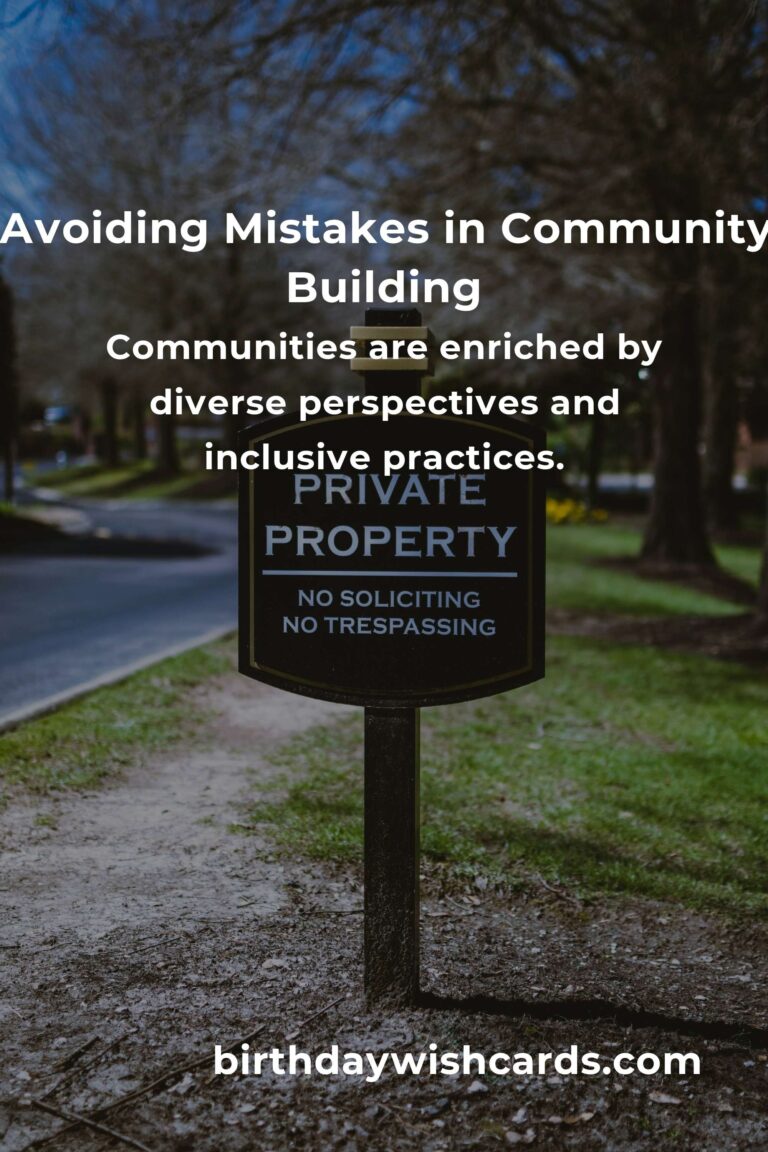 Common Mistakes in Community Building and How to Avoid Them
