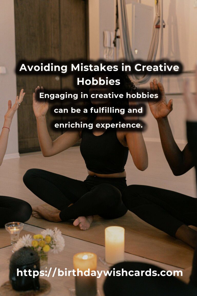 Common Mistakes in Creative Hobbies Solutions (and How to Avoid Them)