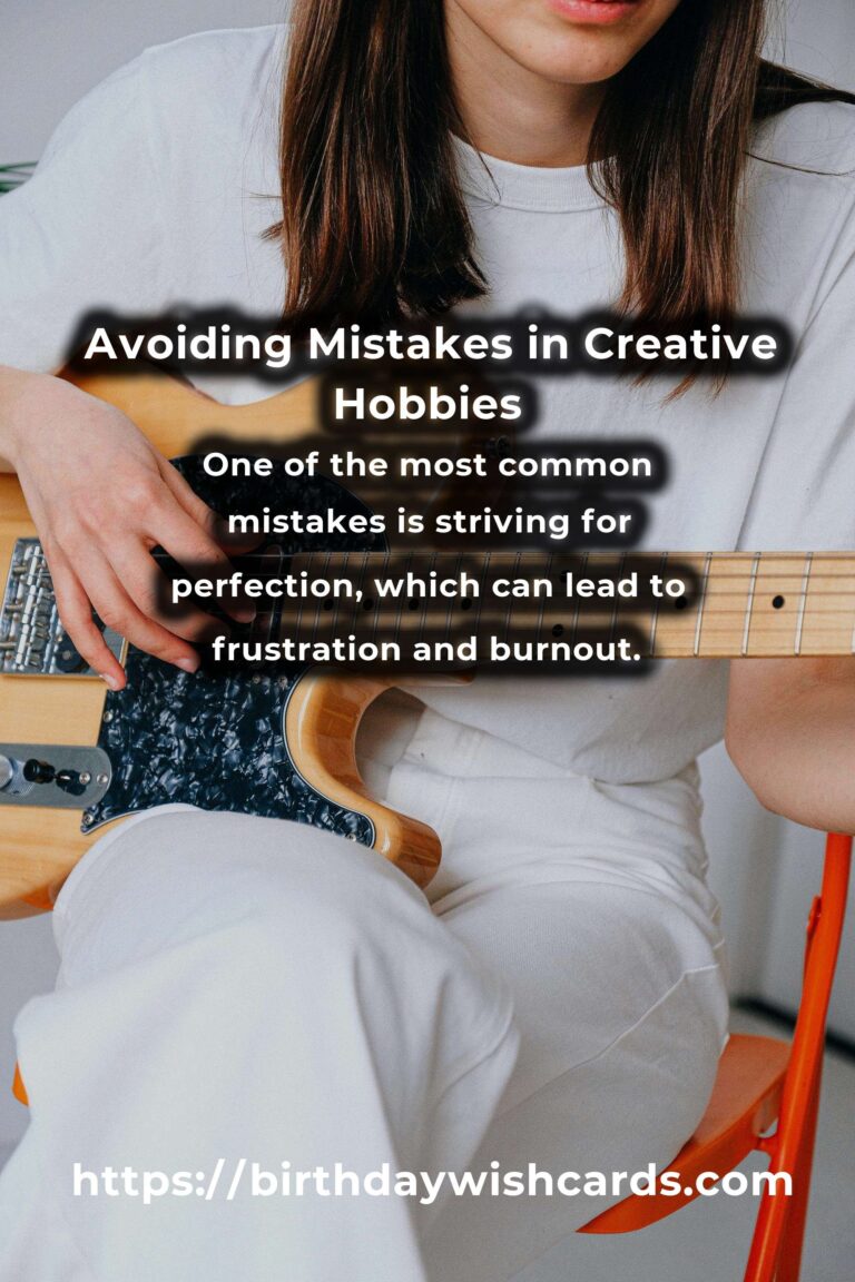 Common Mistakes in Creative Hobbies Solutions (and How to Avoid Them)